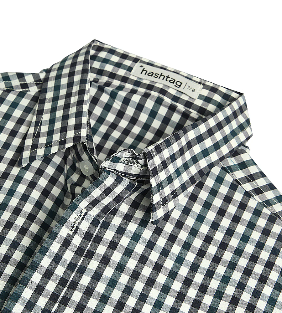 Boys Casual Check Shirt - Multicolour - Image 2