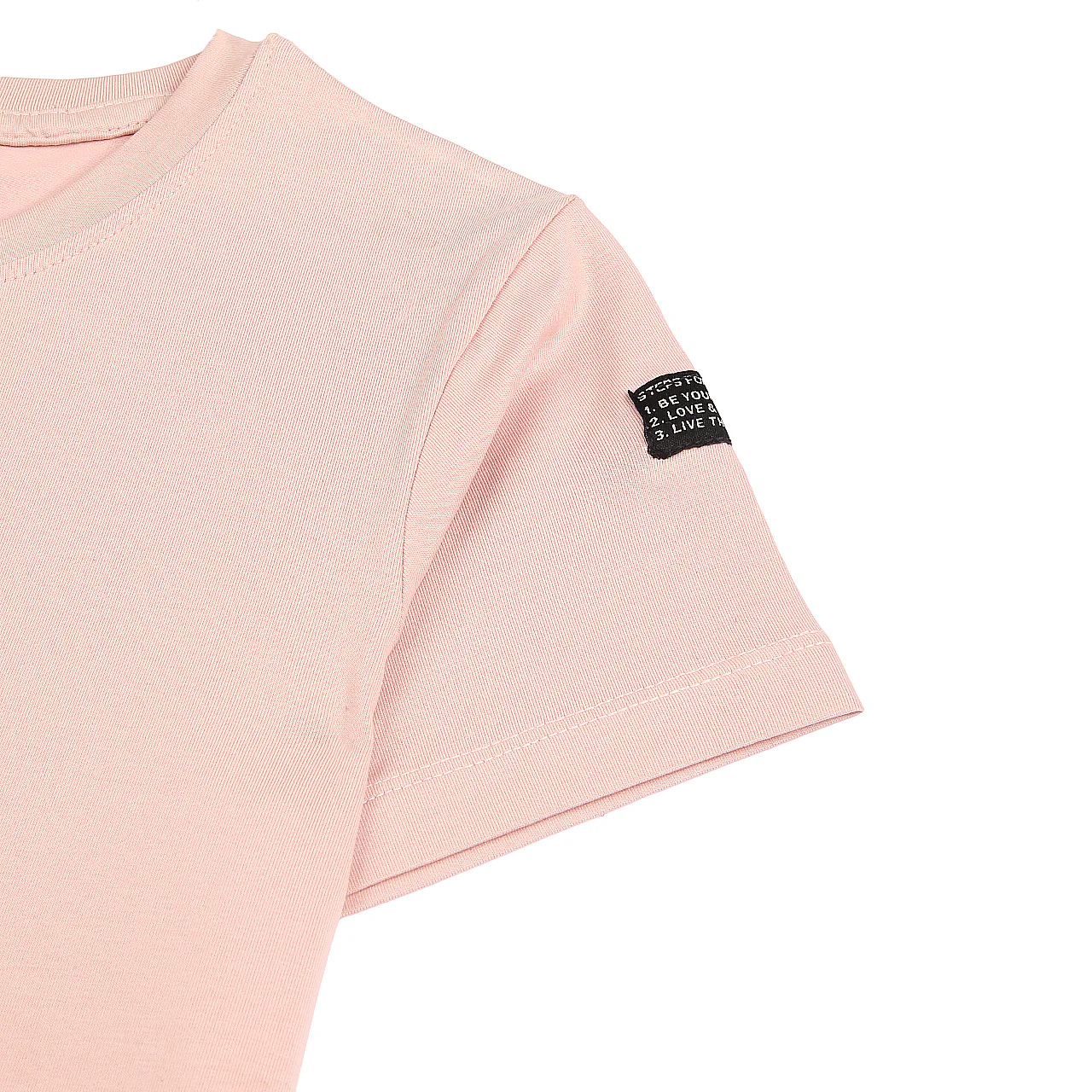Boys Casual Short Sleeve T-Shirt - Pink - Image 3
