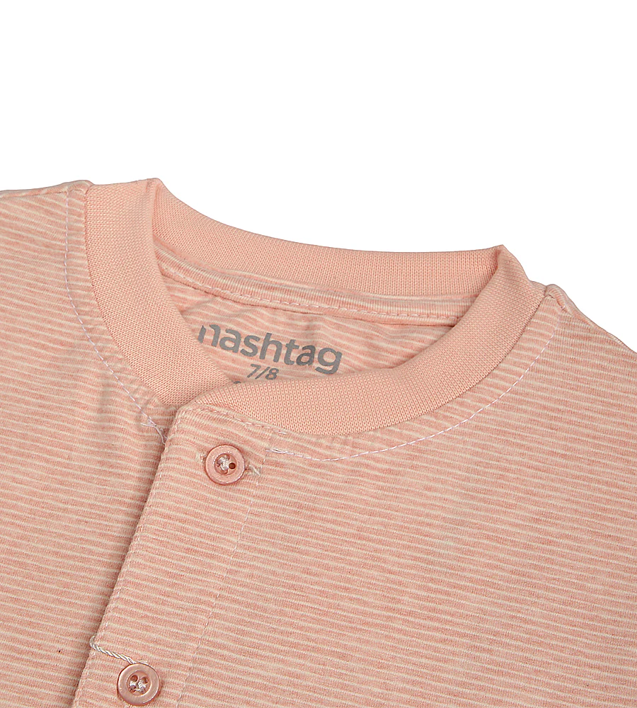 Boys Casual Short Sleeve T-Shirt - Pink - Image 2