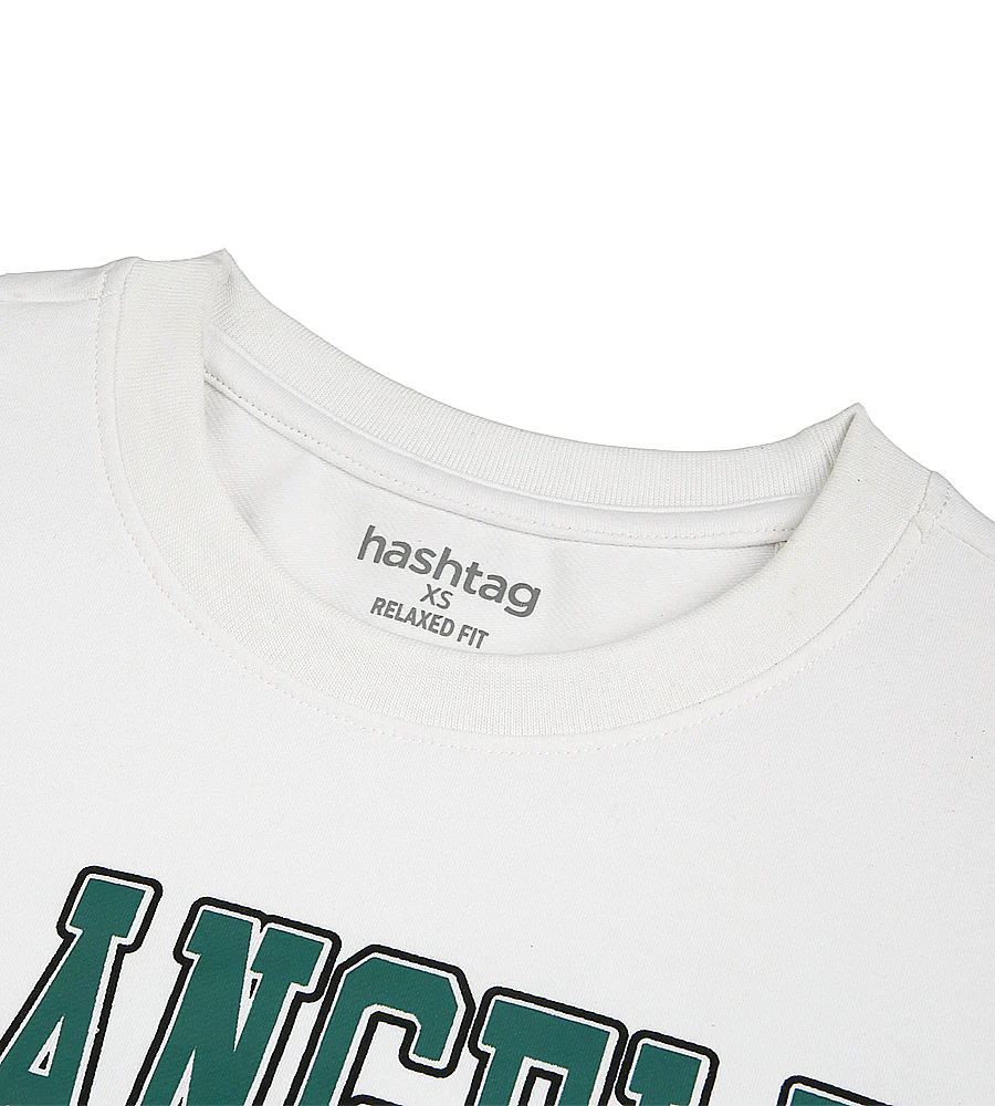 Boys Casual Short Sleeve T-Shirt - White - Image 2