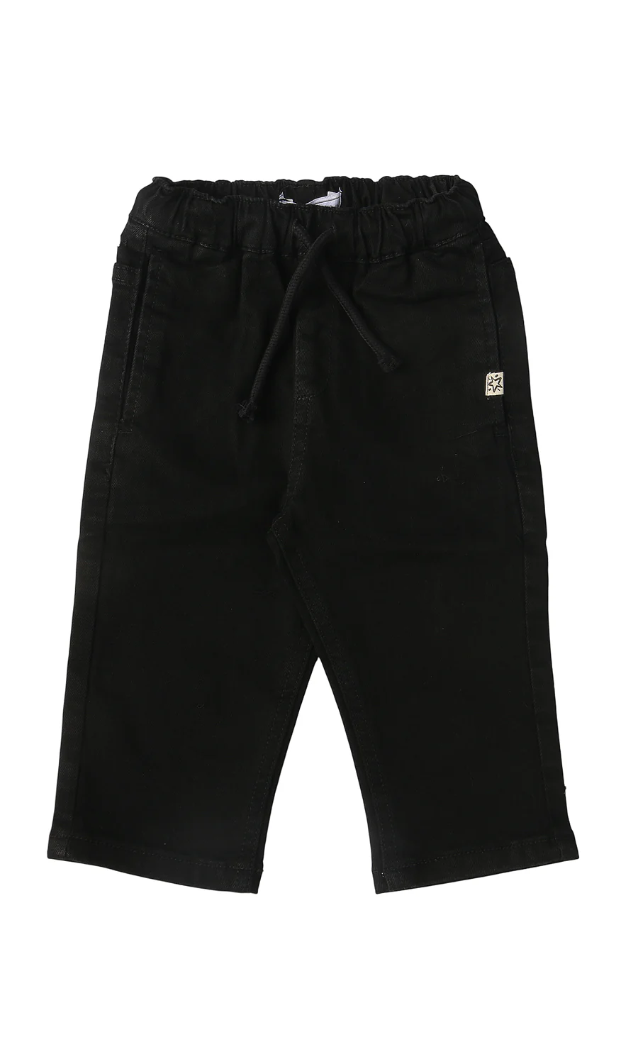 Boys Denim Pants Black Plain