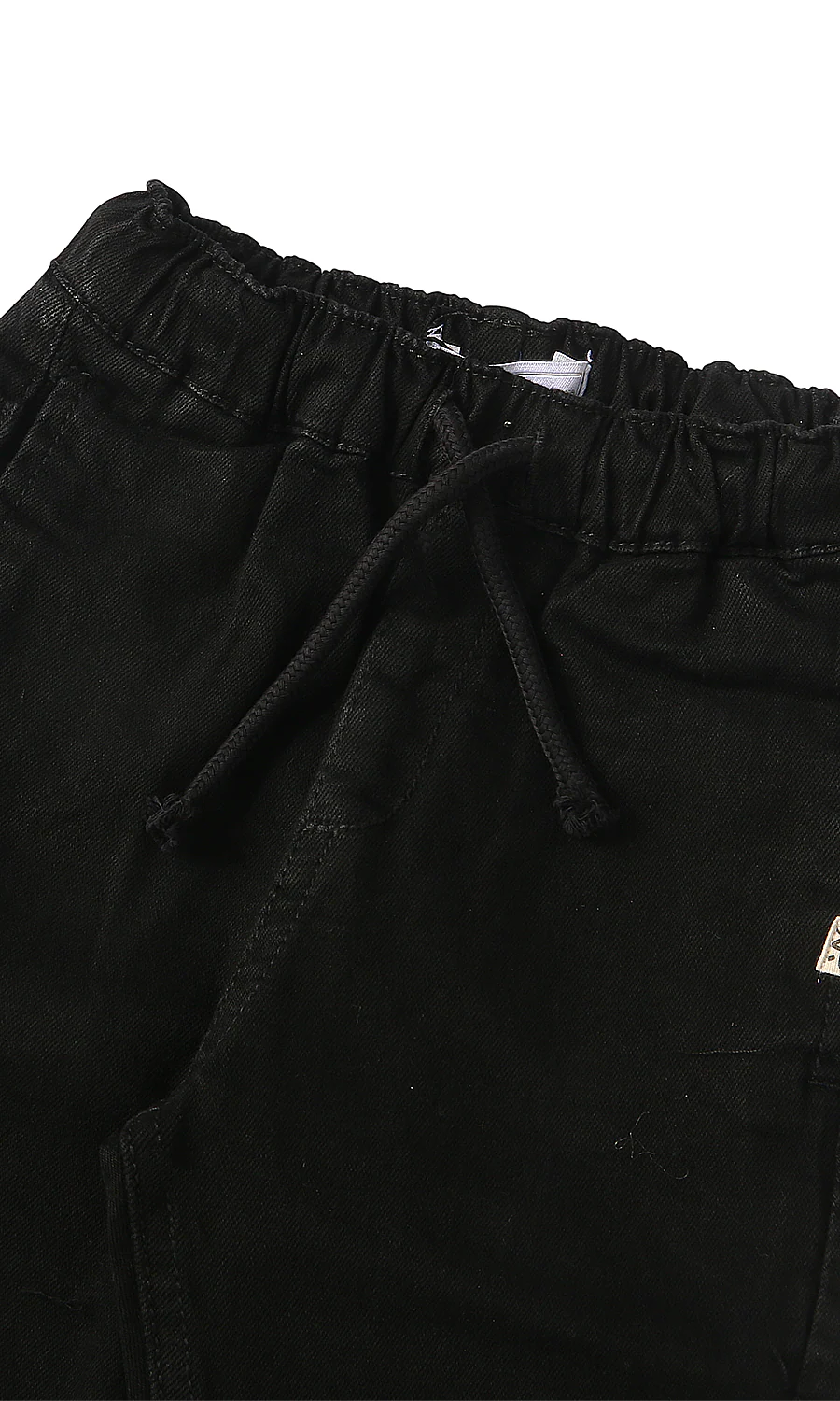 Boys Denim Pants Black Plain - Image 2
