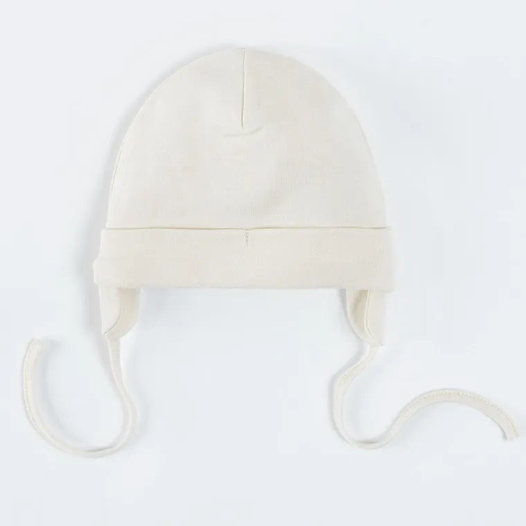 Boy's Hat Tied Ecru Mint Set 2 Pcs CC CAB2502895 00 - Image 4