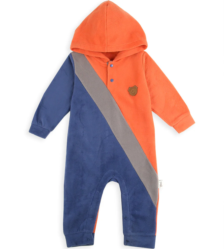 Boys Hooded Romper - 0240600