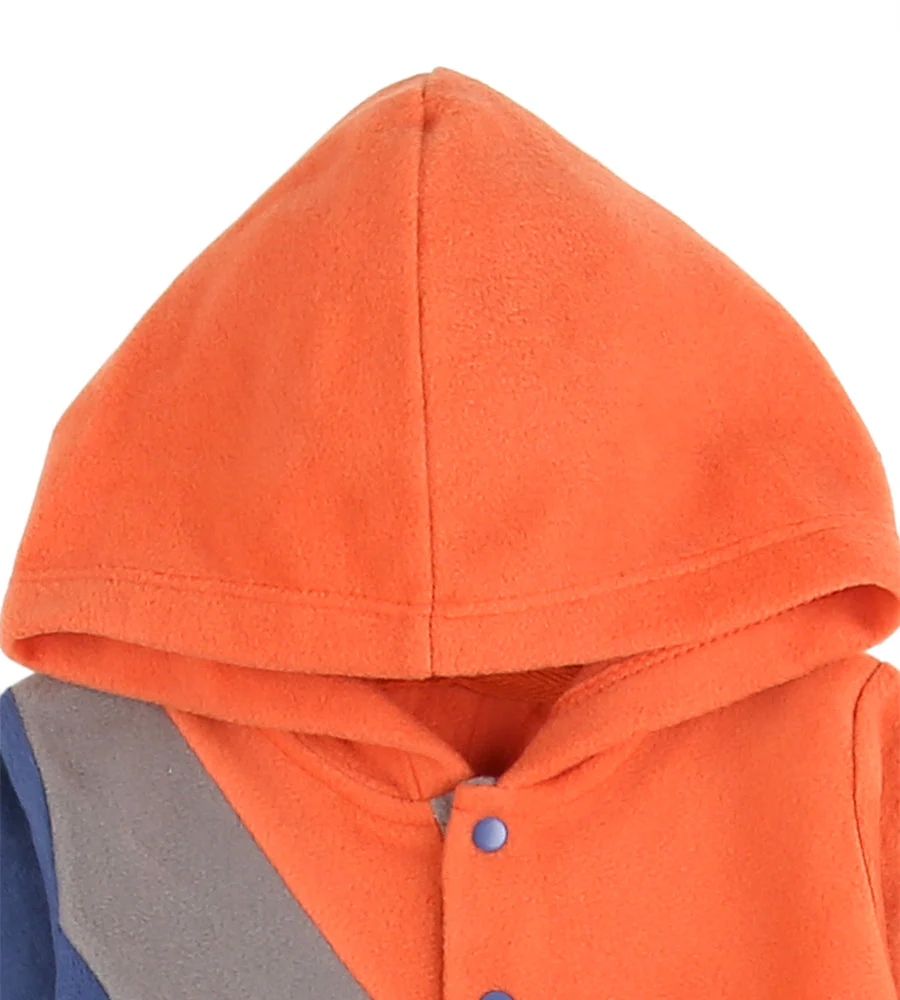Boys Hooded Romper - 0240600 - Image 2