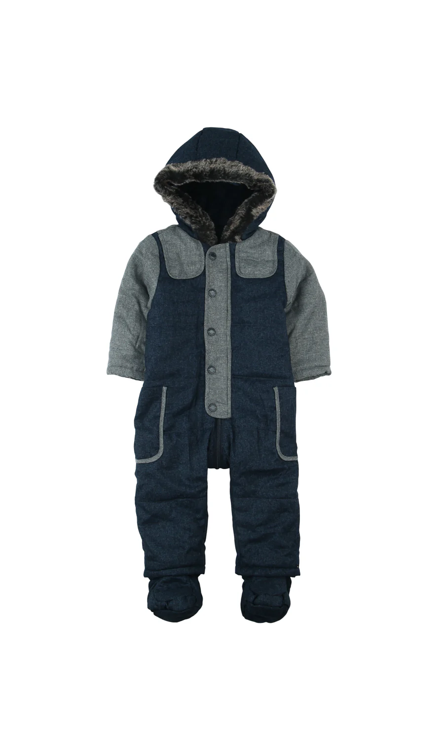 Boys Hooded Romper - 0299413 - Image 2
