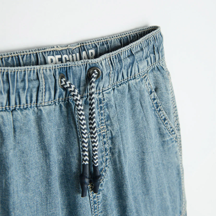 Boy's Jeans Pull on Regular Denim - Image 4