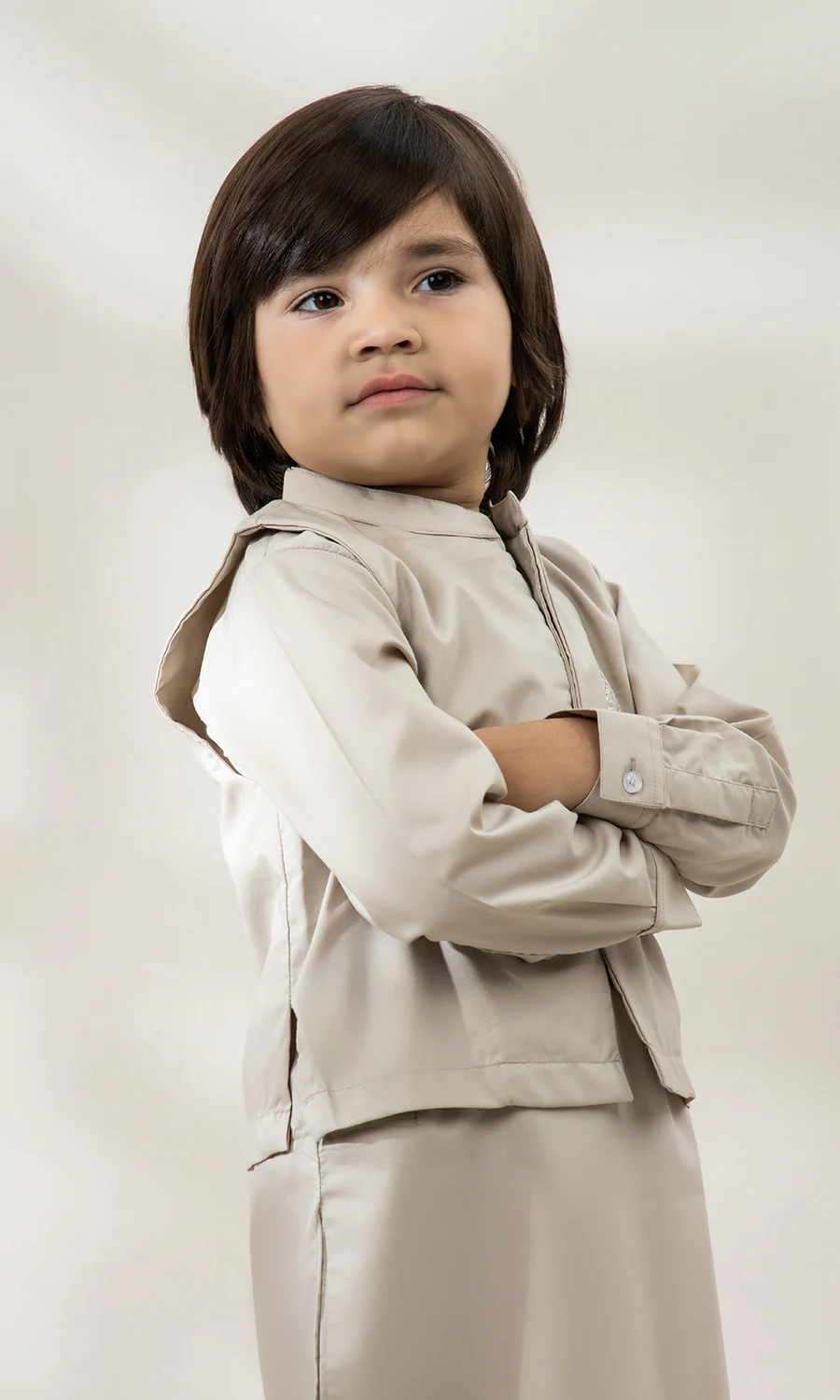 Boys Kurta Pajama 3 Pcs - 0304713 - Image 2