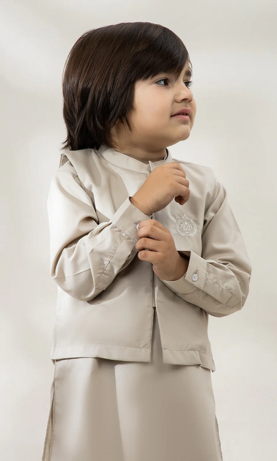 Boys Kurta Pajama 3 Pcs - 0304713 - Image 3
