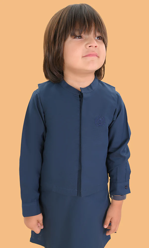Boys Kurta Pajama 3 Pcs - 0310668 - Image 3