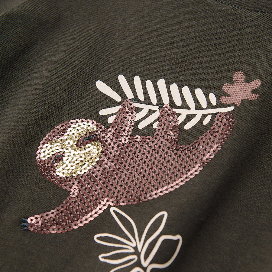 Boy's Monkey Print T-Shirt CC CCG2411416 - Image 2