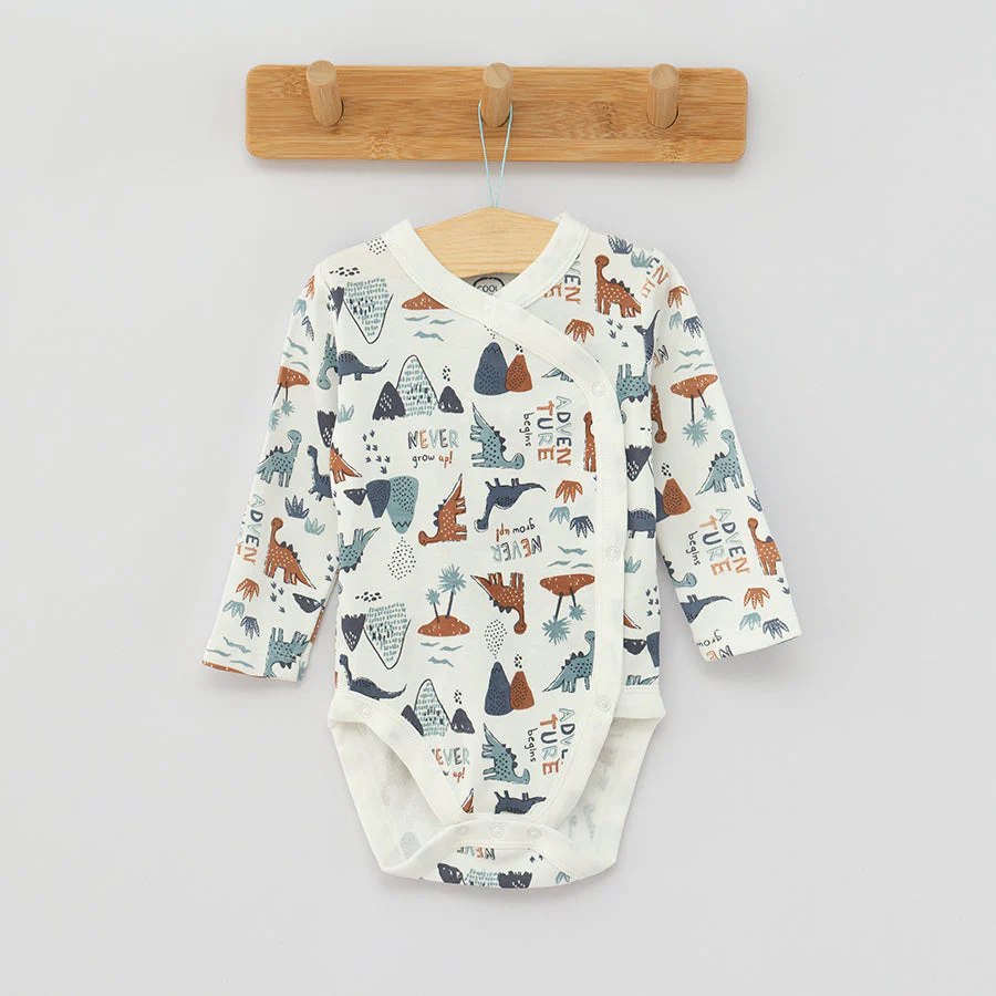 Boy's Organic Cotton Mix Bodysuit Set 2 Pcs CC CNB2401100 - Image 2