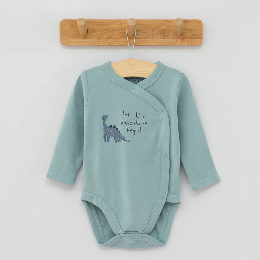 Boy's Organic Cotton Mix Bodysuit Set 2 Pcs CC CNB2401100 - Image 3