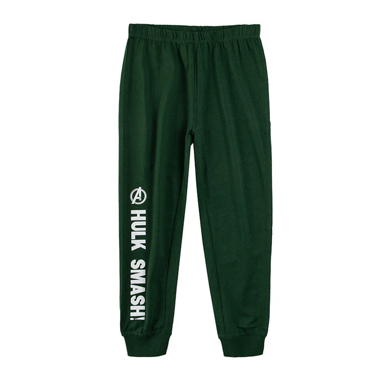 Boy's Pajamas White And Green Hulk Marvel Super Heroes CC LUB2411331 00 - Image 3