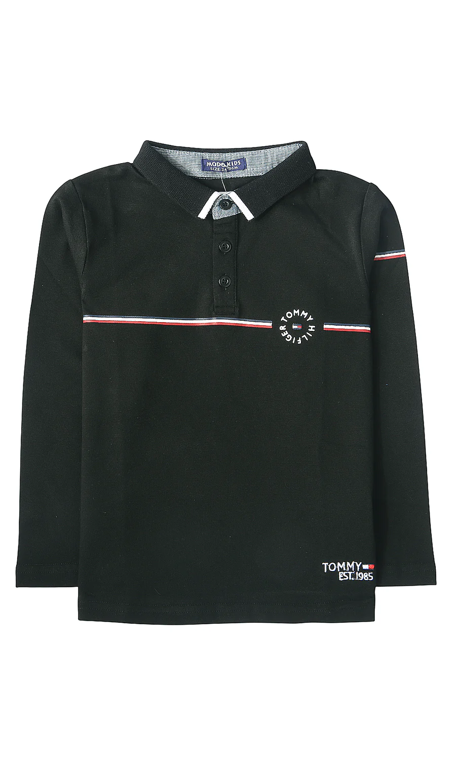 Boys Polo T-Shirt Black