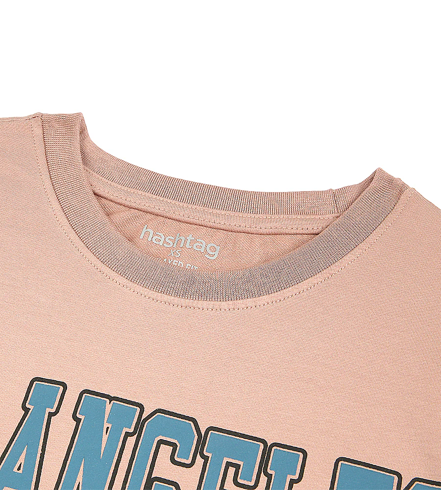 Boys Printed T-Shirt - Coffee - Image 2