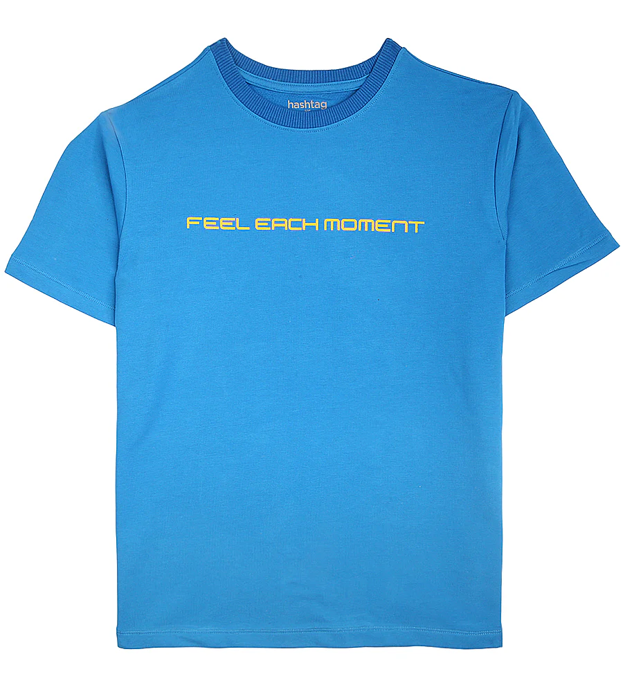 Boys Printed T-Shirt - Royal Blue - Image 2