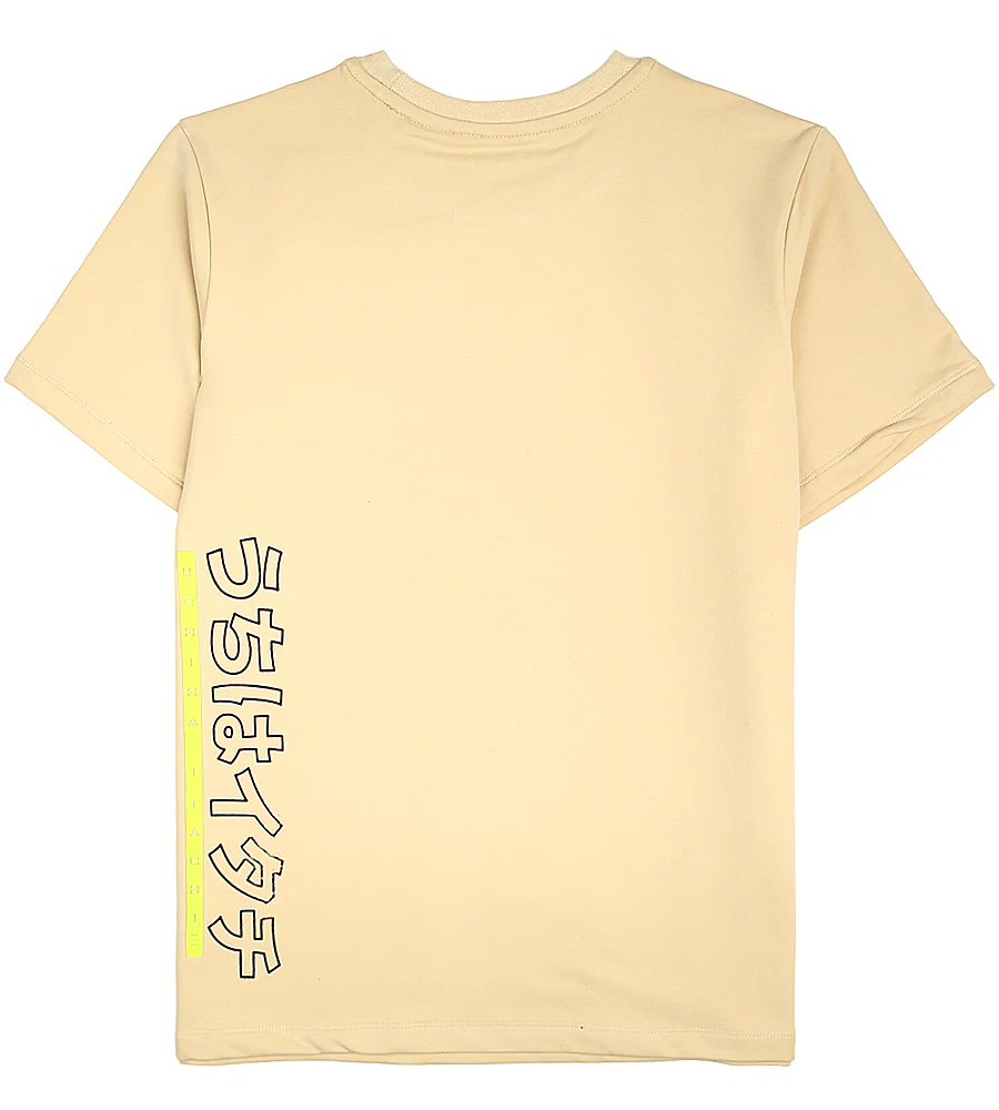 Boys Printed T-Shirt - Skin - Image 2