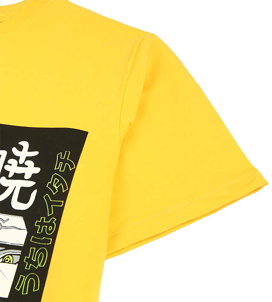 Boys Printed T-Shirt - Mustard - Image 4