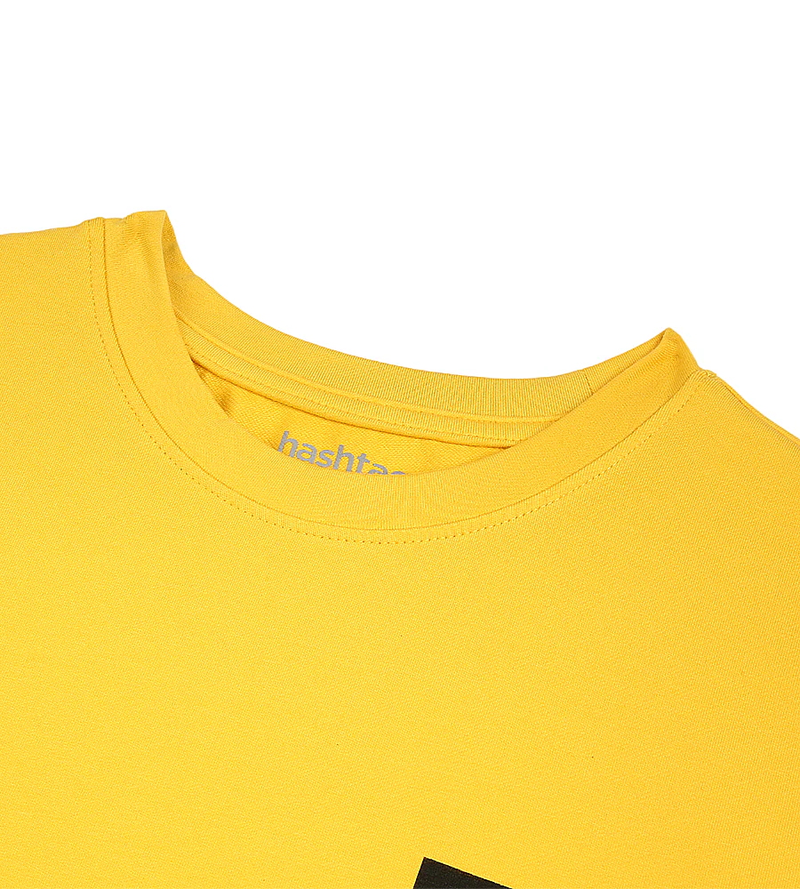 Boys Printed T-Shirt - Mustard - Image 5