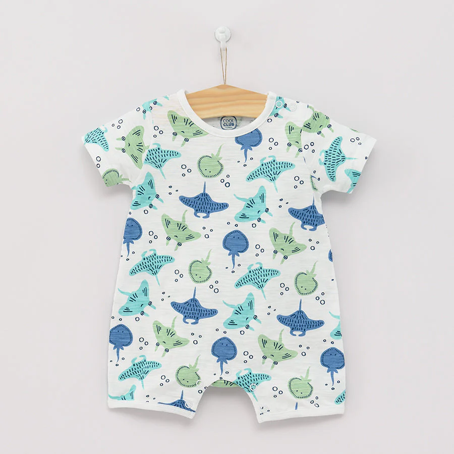 Boy's Romper Organic Cotton Set 3 Pcs CC CUB2402347 - Image 3
