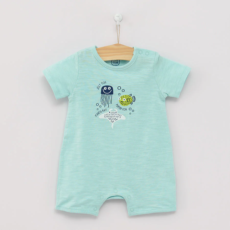 Boy's Romper Organic Cotton Set 3 Pcs CC CUB2402347 - Image 4