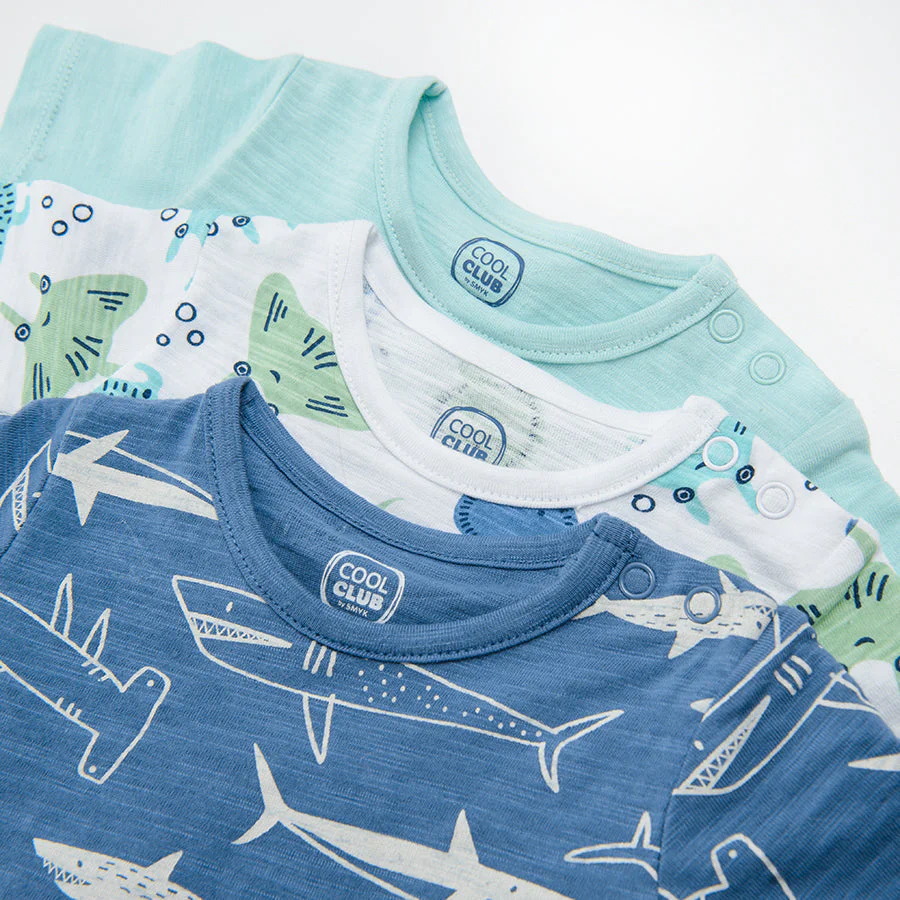 Boy's Romper Organic Cotton Set 3 Pcs CC CUB2402347 - Image 5