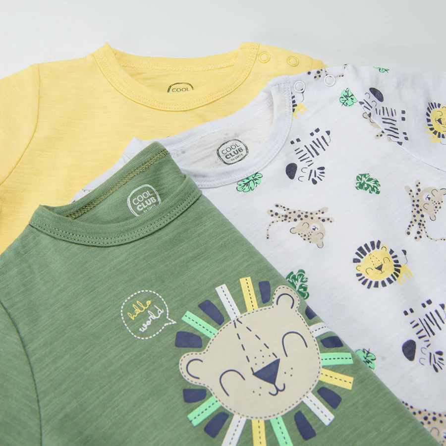 Boy's Rompers Organic Cotton Set 3 Pcs CUB2402348 - Image 5
