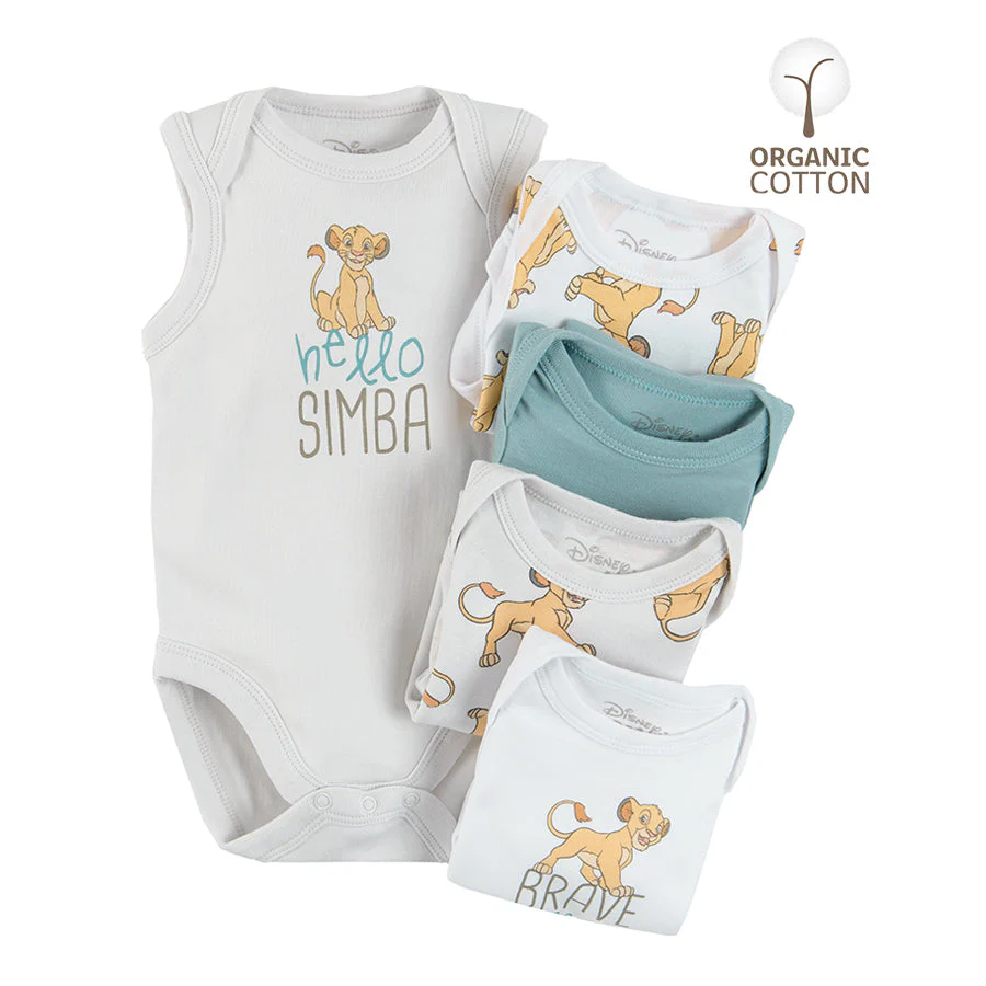Boy's Set Bodysuit With Short Sleeves Mix Set 5 CC LUB2402187 00