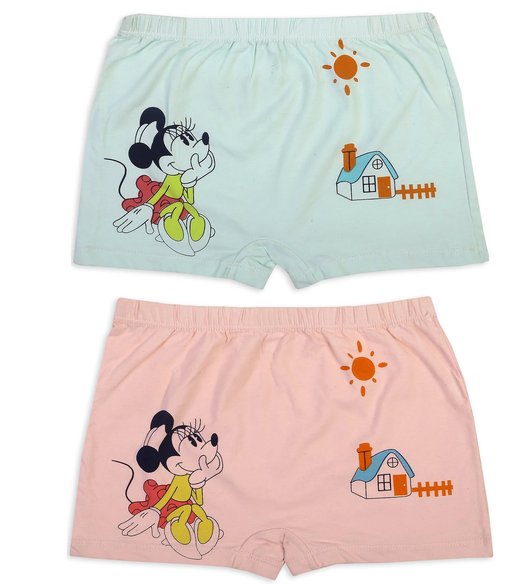 Girls Short Pack Of 2 - 0219014 ( No Return, No Exchange)