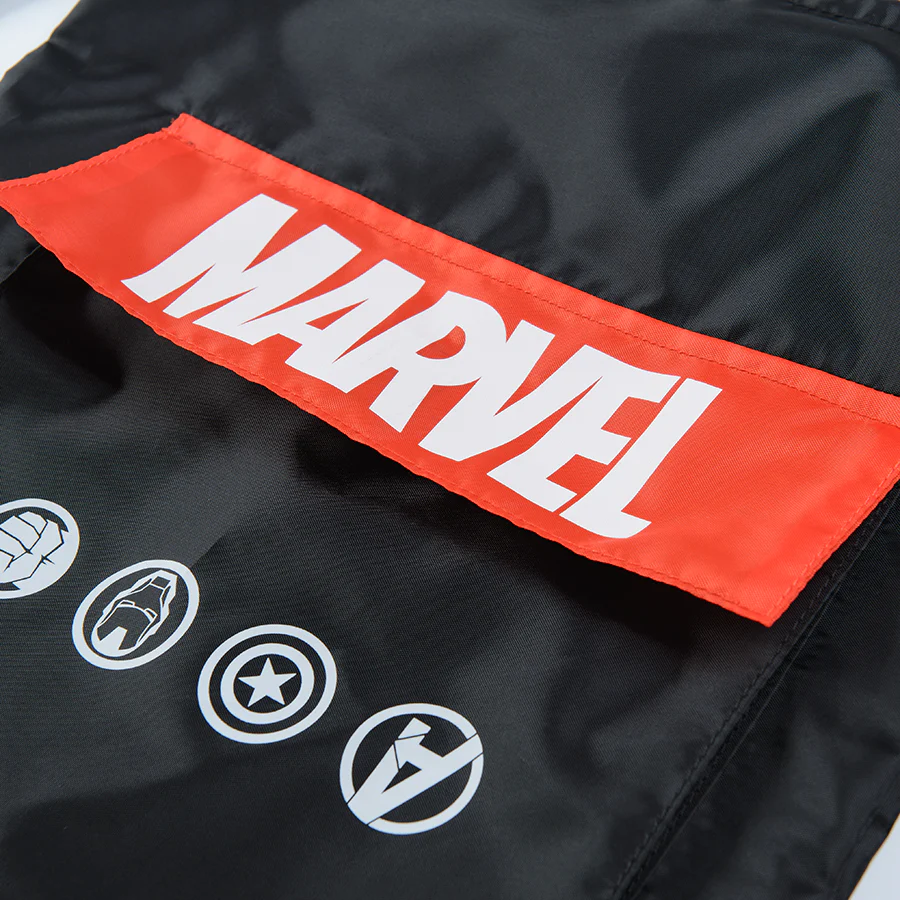 Boy's Sports Bag Black Marvel Super Heroes CC LAB2531473 - Image 2