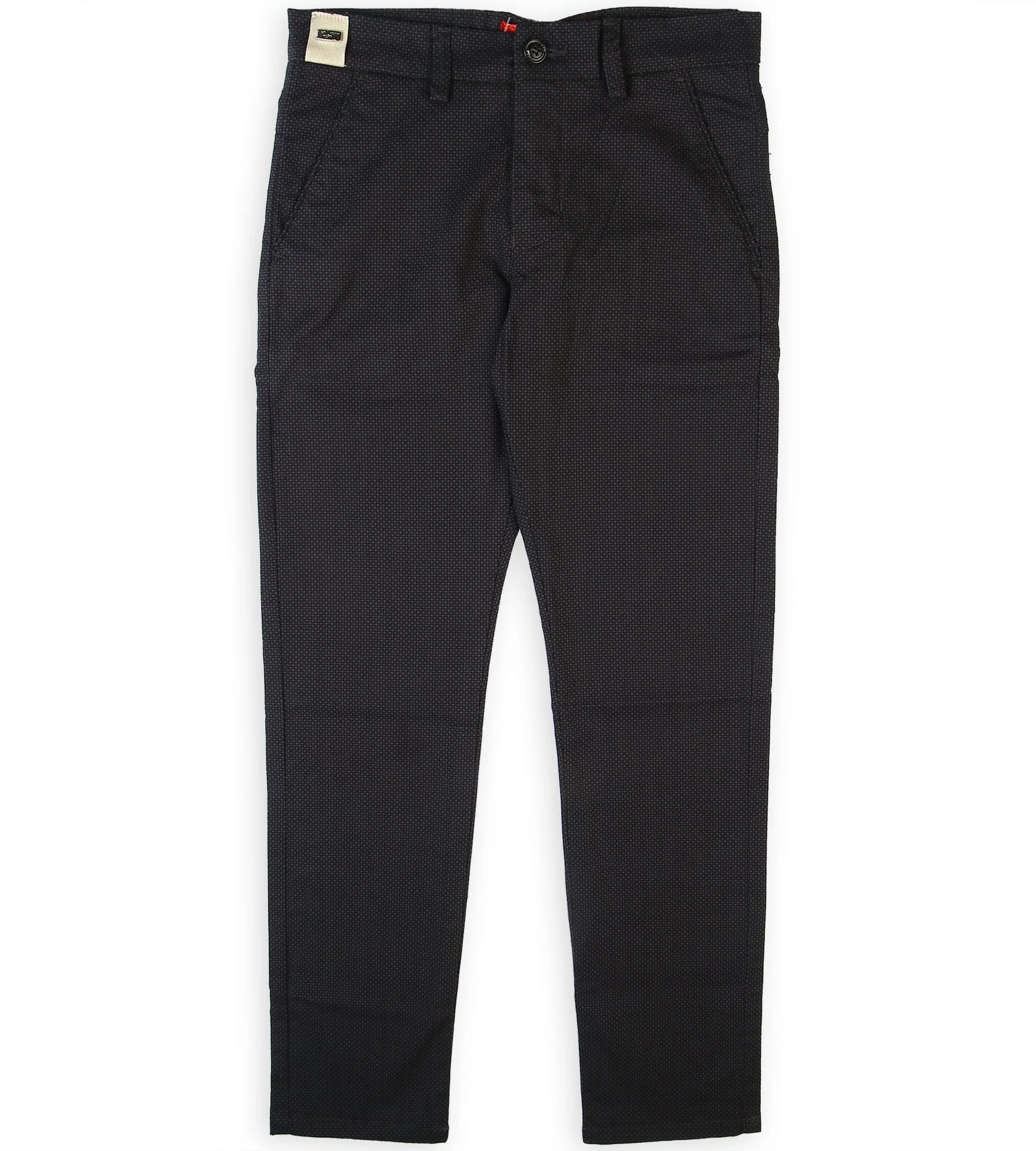 Boys Stitched Chino Pant - Charcoal