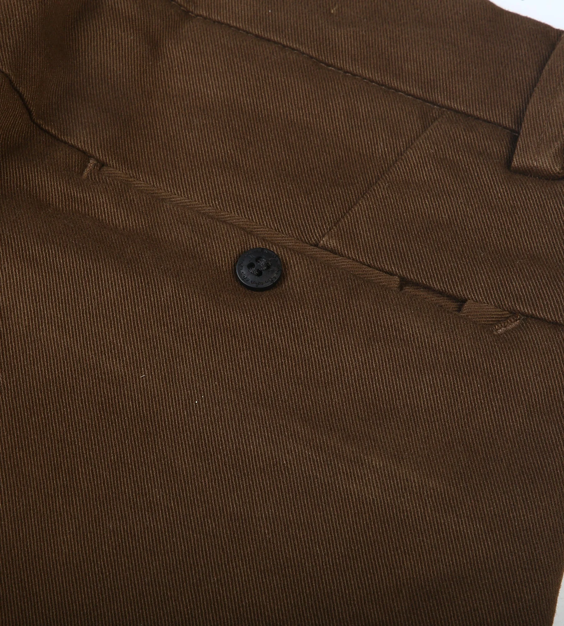Boys Stitched Chino Pant - Coffee - Image 2
