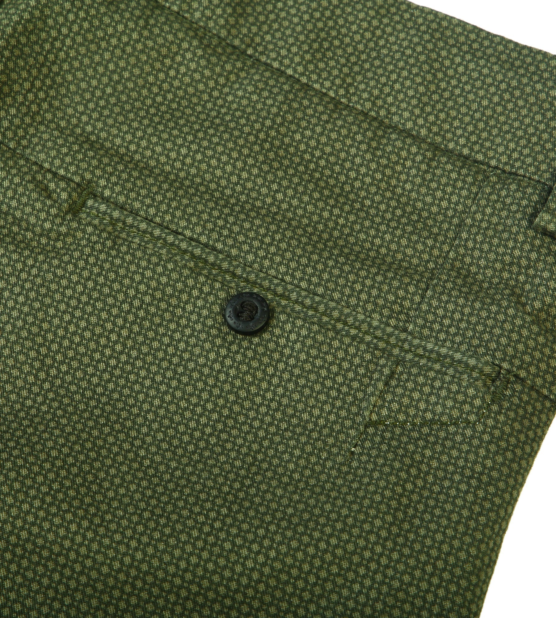Boys Stitched Chino Pant - Olive - Image 2