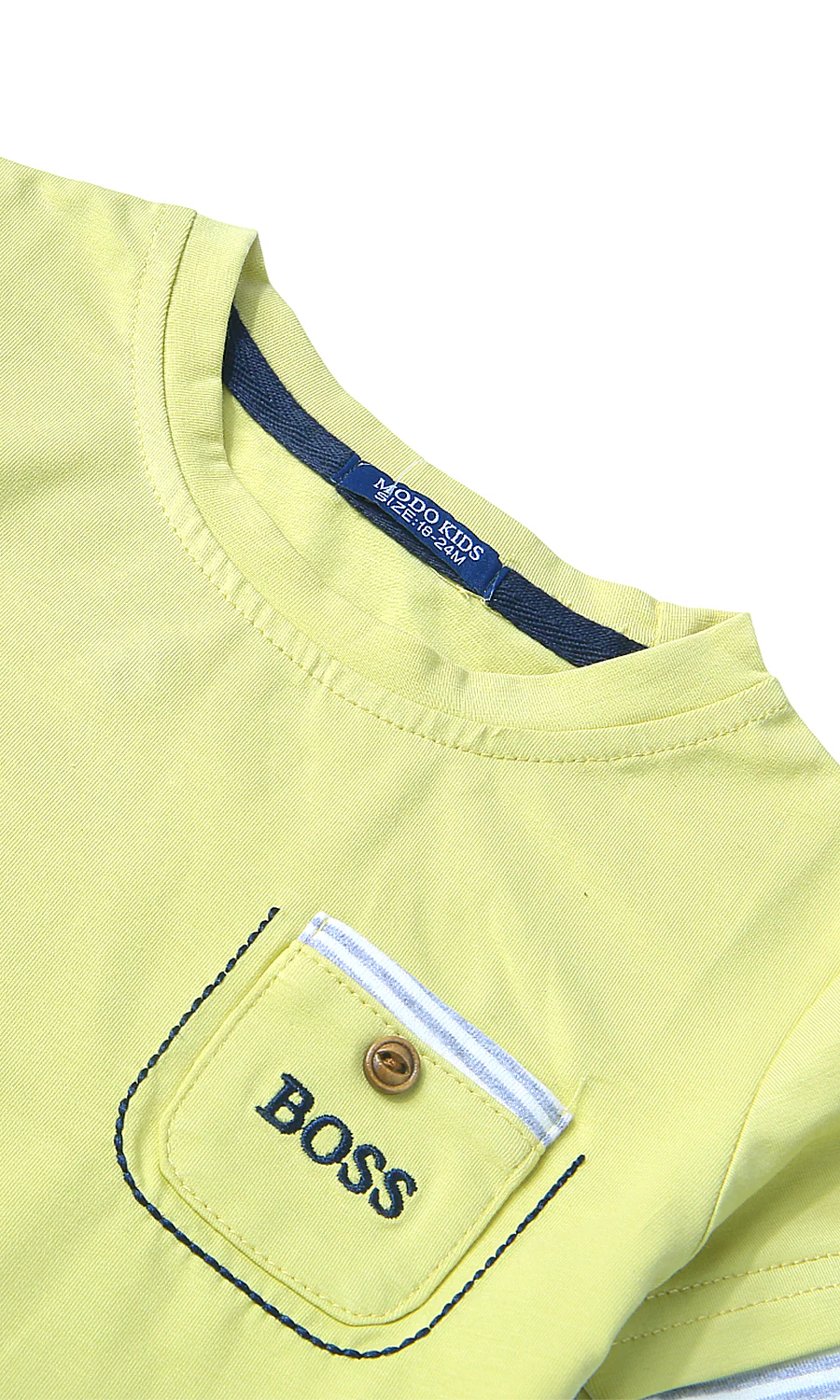 Boys Summer T-Shirt Yellow - Image 2