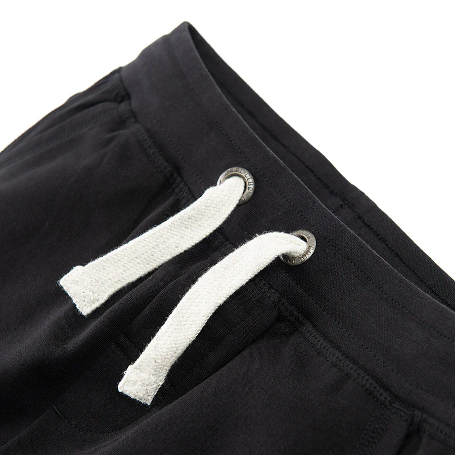 Boy's Sweat Pants, Black CC CCB2027455-P - Image 3