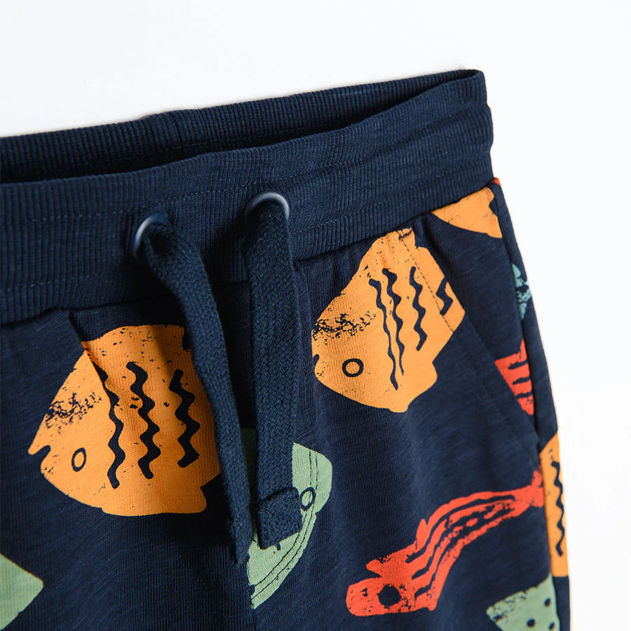 Boy's Sweat Pants Navy Blue CC CCB2412877 - Image 3