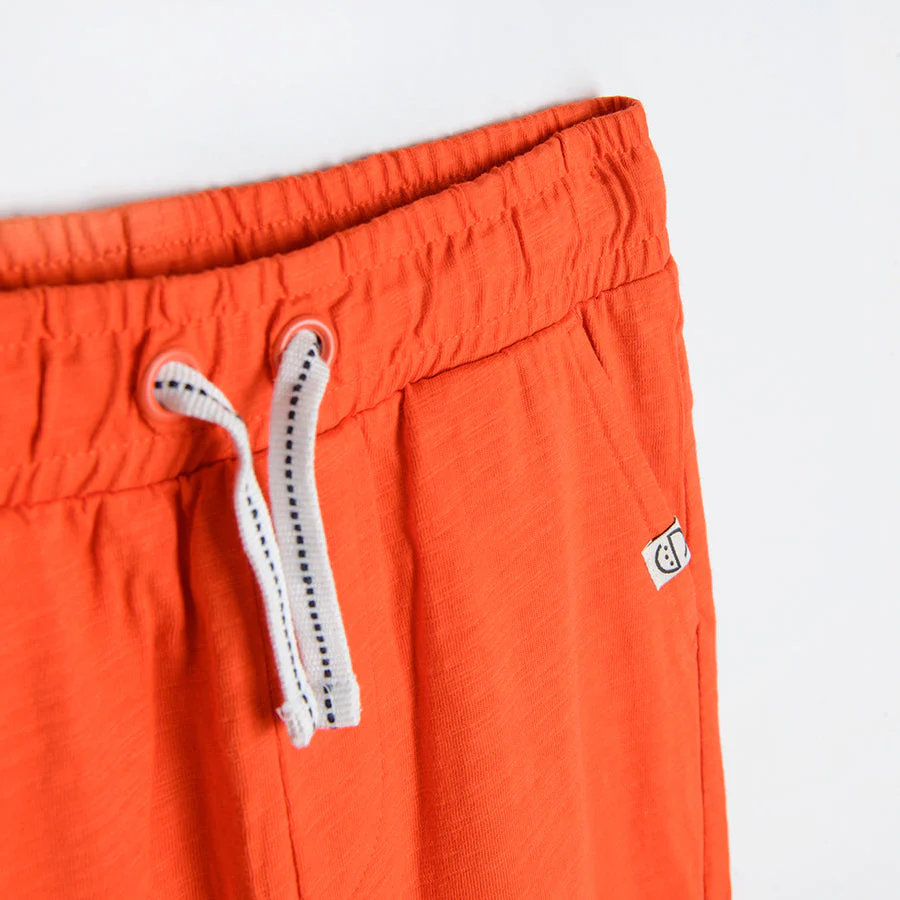 Boy's Sweat Pants Red - Image 2