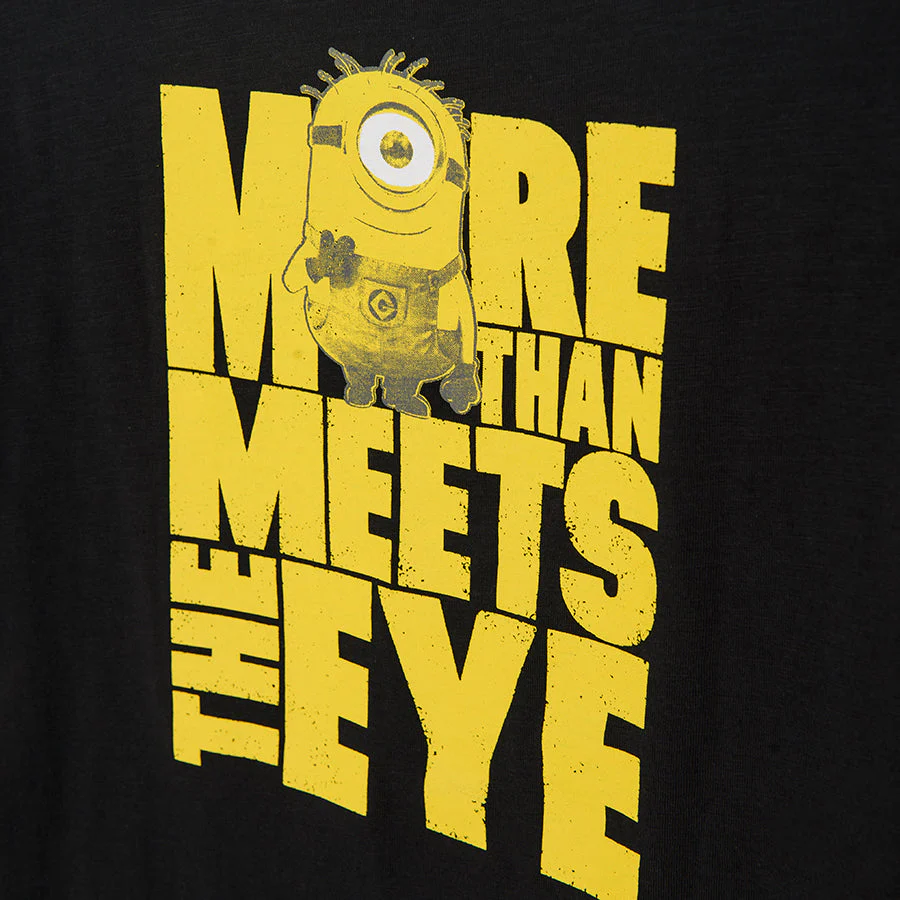 Boy's T Shirt Black Minions - Image 5