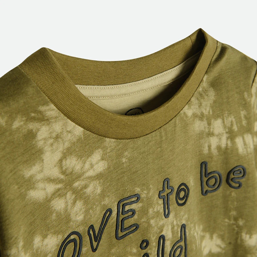 Boy's T-Shirt, dark green CC CCB2410854 - Image 2