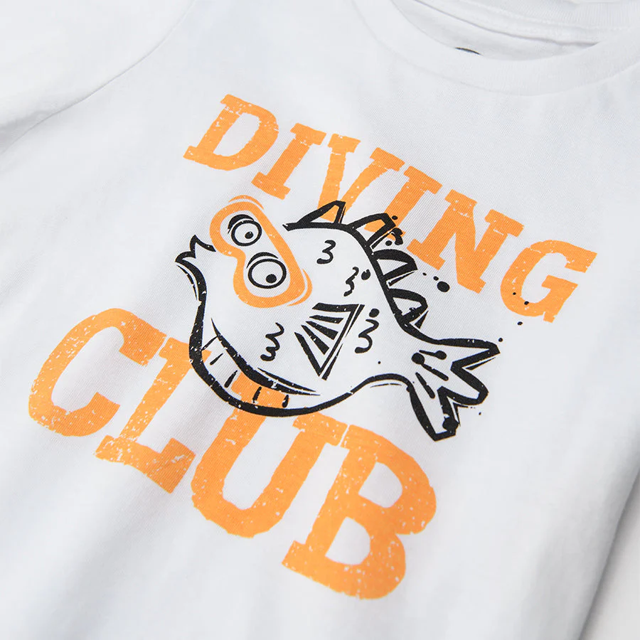 Boys T-shirt White CC CCB2411734 - Image 2