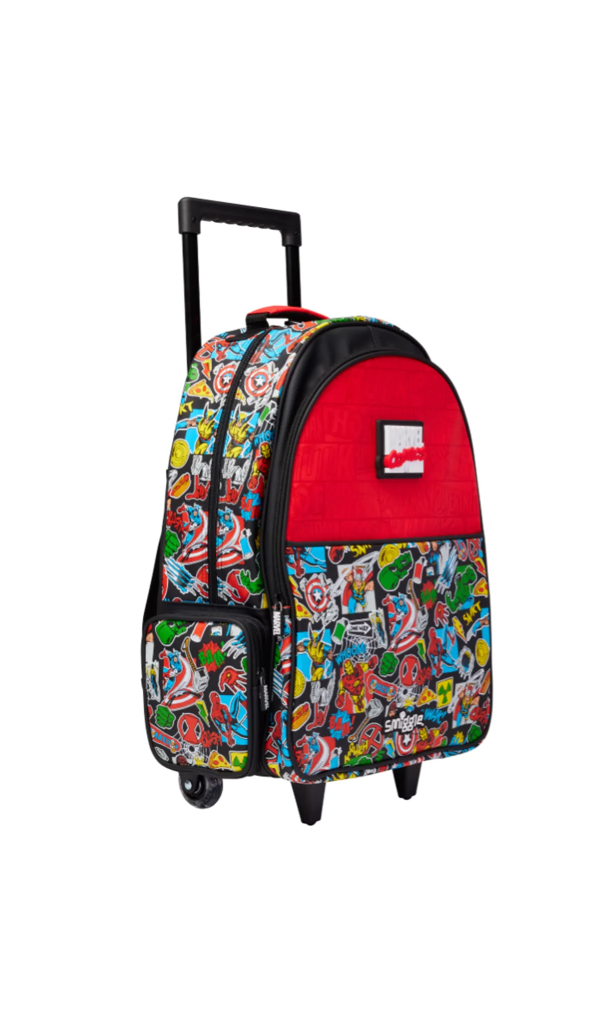 Boys Trolley School Bag 19 L Grade 5-8 Marvel Superhero Print - Image 4