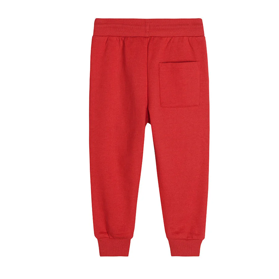 Boys Trousers Maroon - Image 2