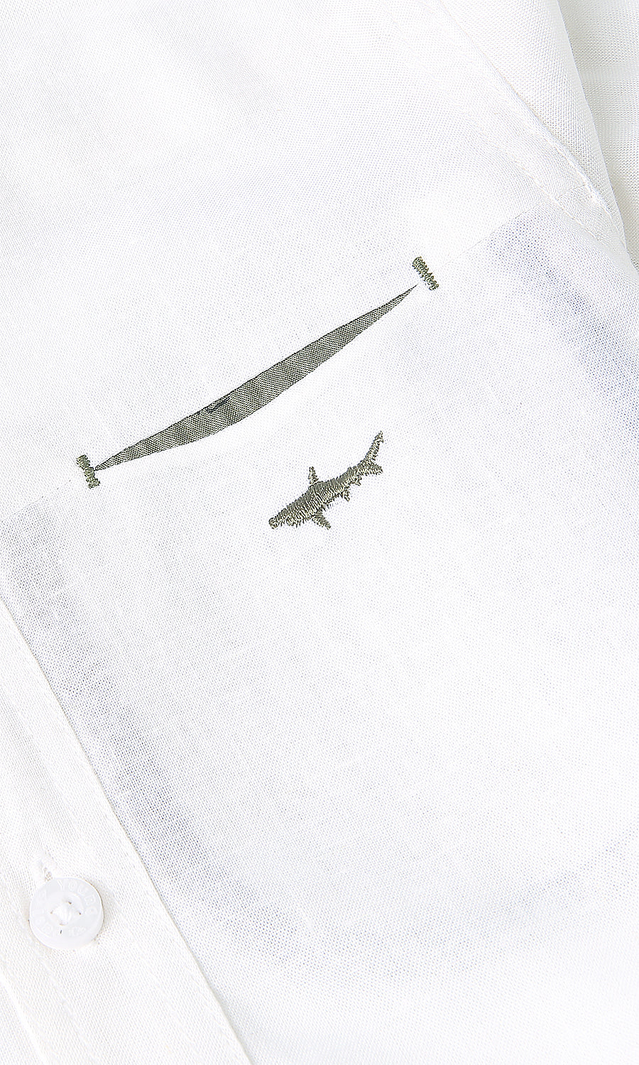 Boys White Full Sleeve Shirt - Image 3