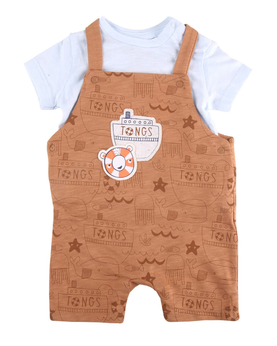 Boys Woven Romper - 0237298