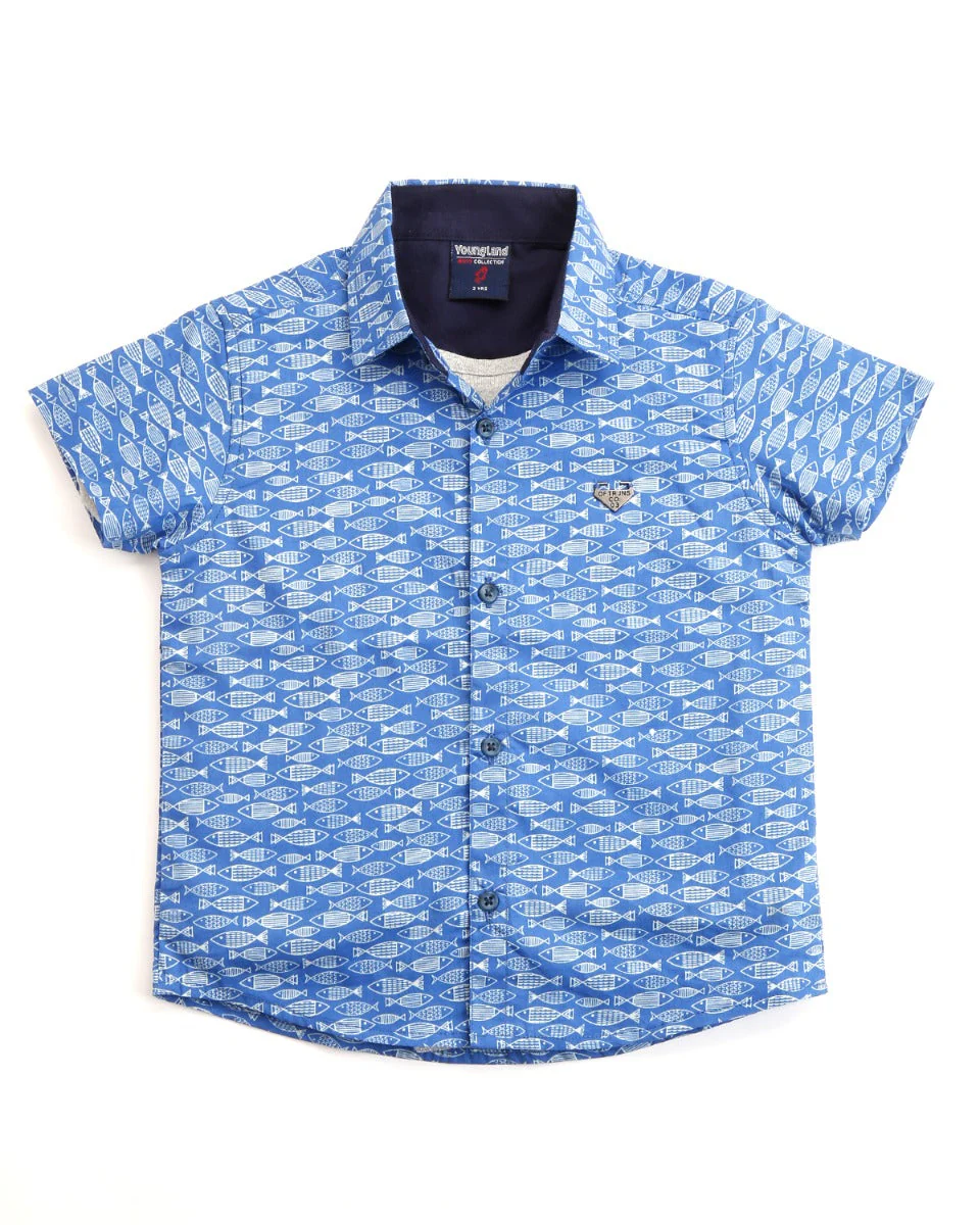 Boys Woven Shirt - 0245827 - Image 2