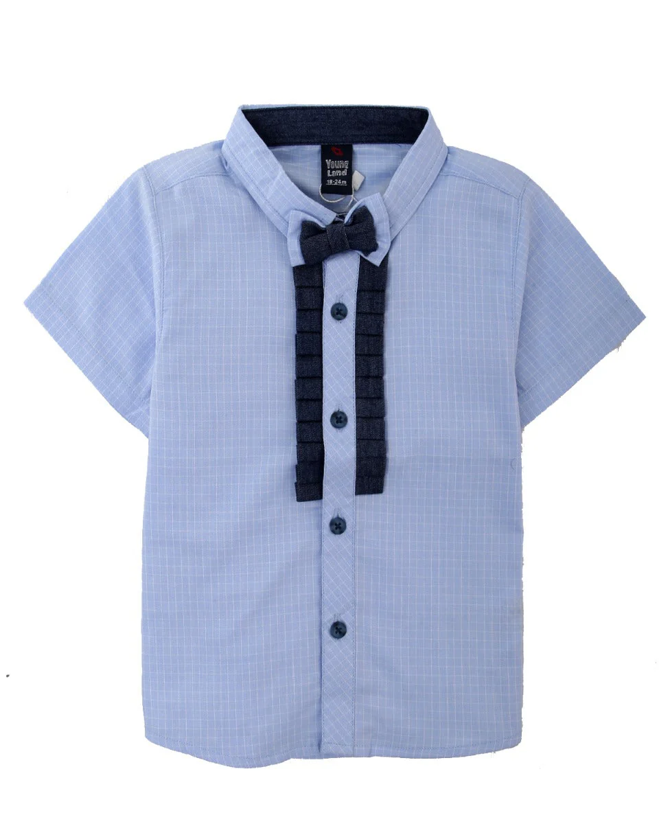 Boys Woven Tuxedo Shirt - 0242532