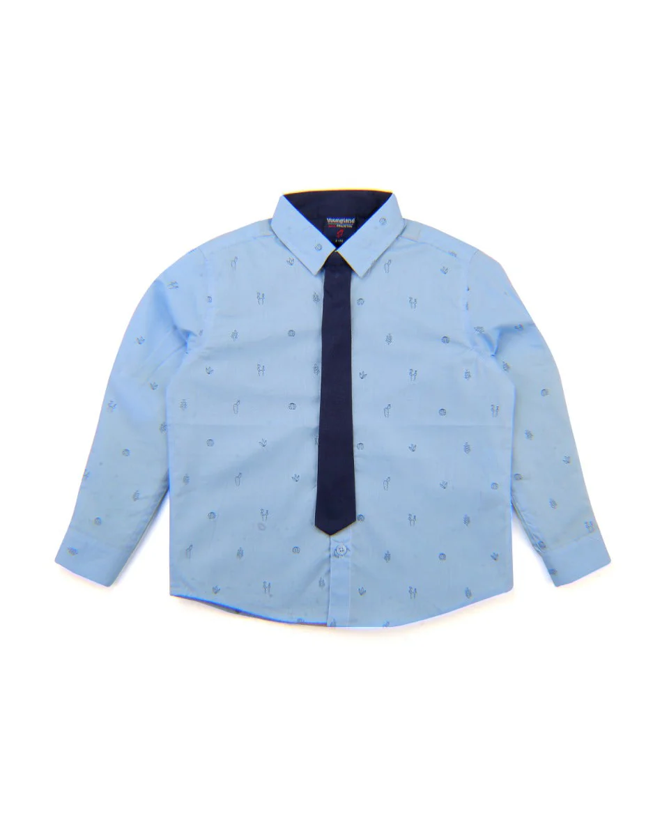 Boys Woven Tuxedo Shirt - 0248116