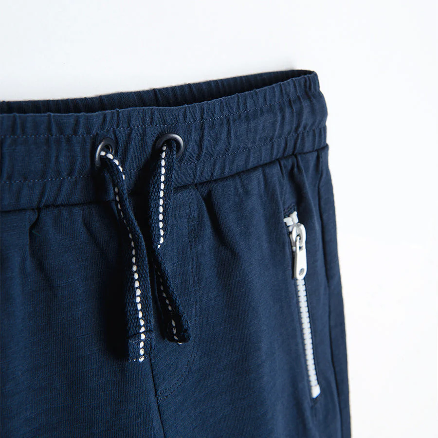Boys Zipper Trousers Navy Blue CC CCB2411609 - Image 3