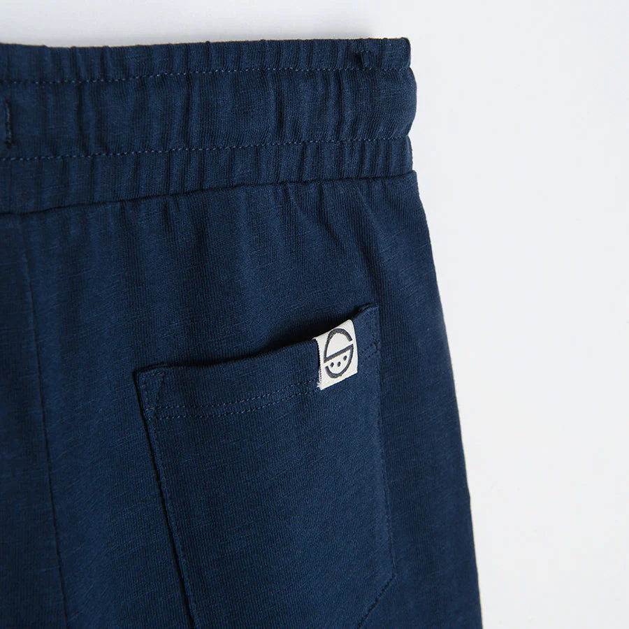 Boys Zipper Trousers Navy Blue CC CCB2411609 - Image 4